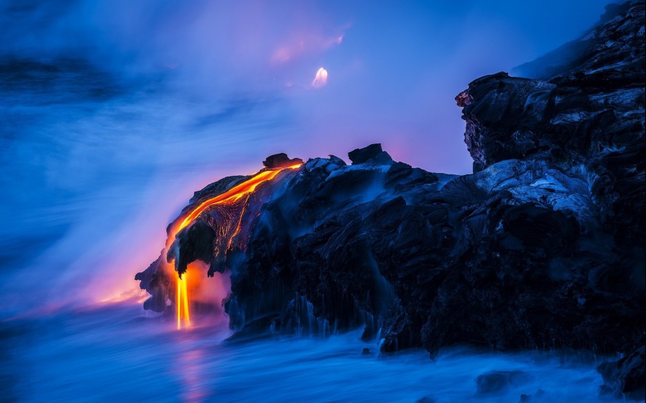 令人震撼的大自然火山爆发高清图片