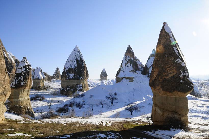 冬天里的土耳其高清风景图片