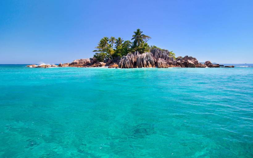 热带海岛唯美意境夏天风景图片