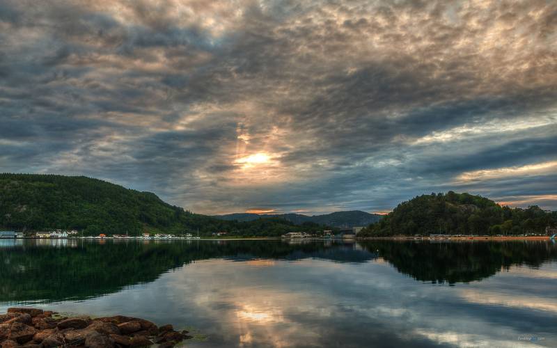 北欧挪威青山绿水自然风景合集
