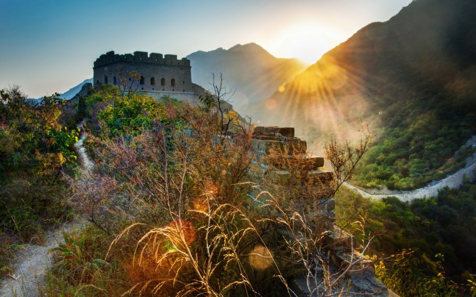 中国名胜古迹北京长城风景图片