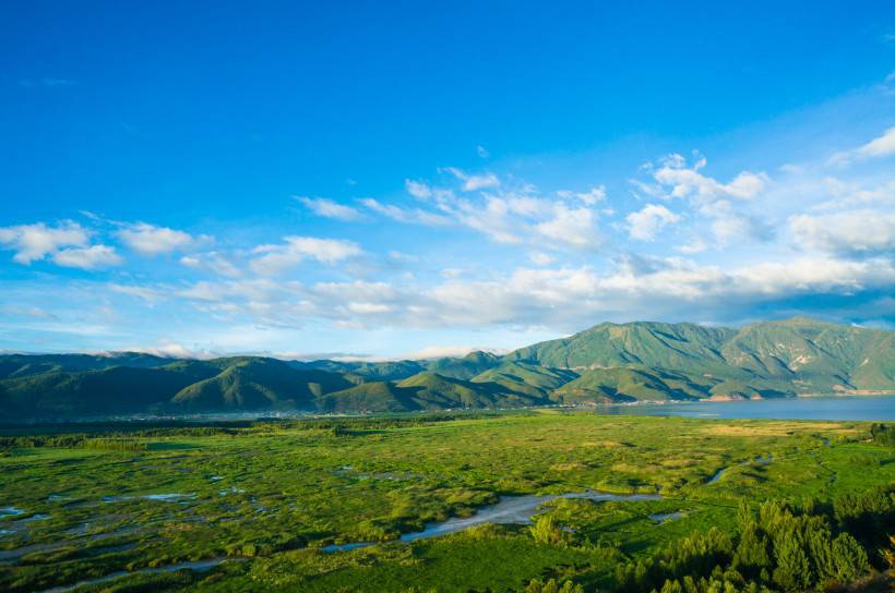 泸沽湖草海大自然风景图片大全