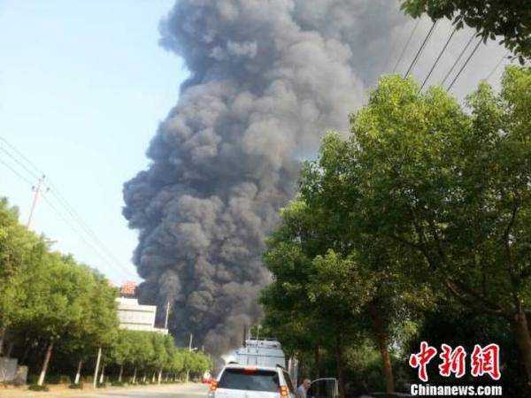 浙江丽水化工厂发生爆炸 人员伤亡情况暂不明(2)