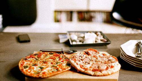 美味可口的披萨美食图片