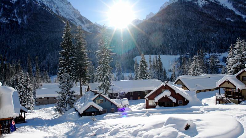 冬日雪景唯美纯白风景高清美图欣赏