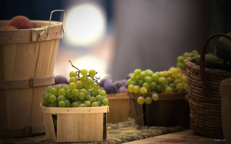 新鲜的葡萄唯美高清水果图片