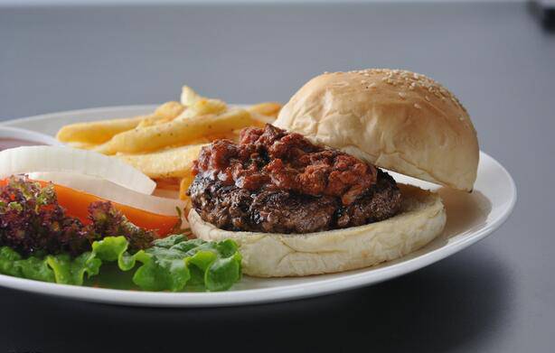 迷你西式快餐牛肉汉堡图片