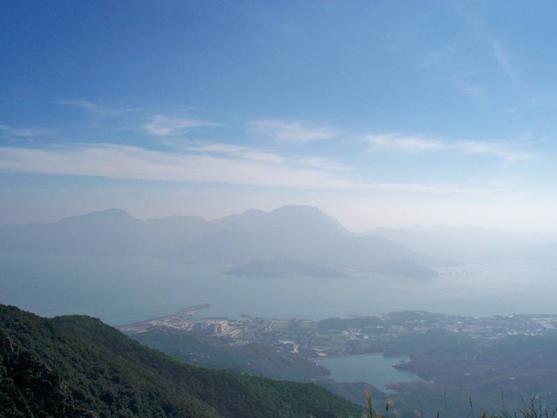 广东深圳排牙山唯美风景图片