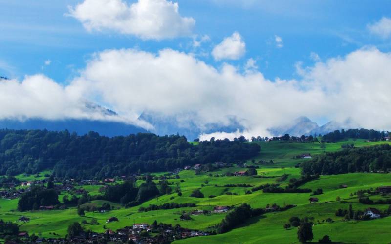 瑞士图恩湖唯美旅游风景浪漫风光图集