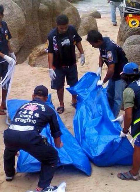 一男一女游客裸死泰国海滩 两名青年均是英国人