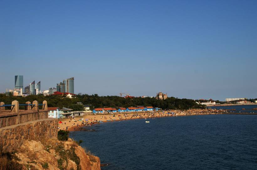 海滨城市山东青岛唯美风景图片