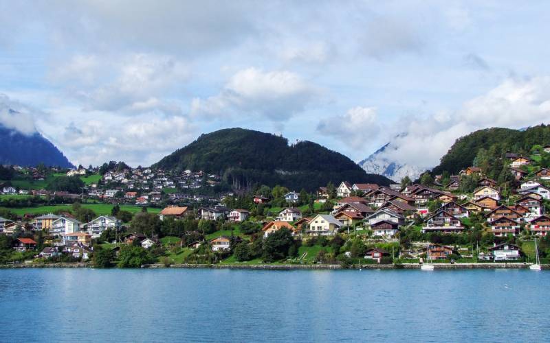瑞士图恩湖唯美旅游风景浪漫风光图集