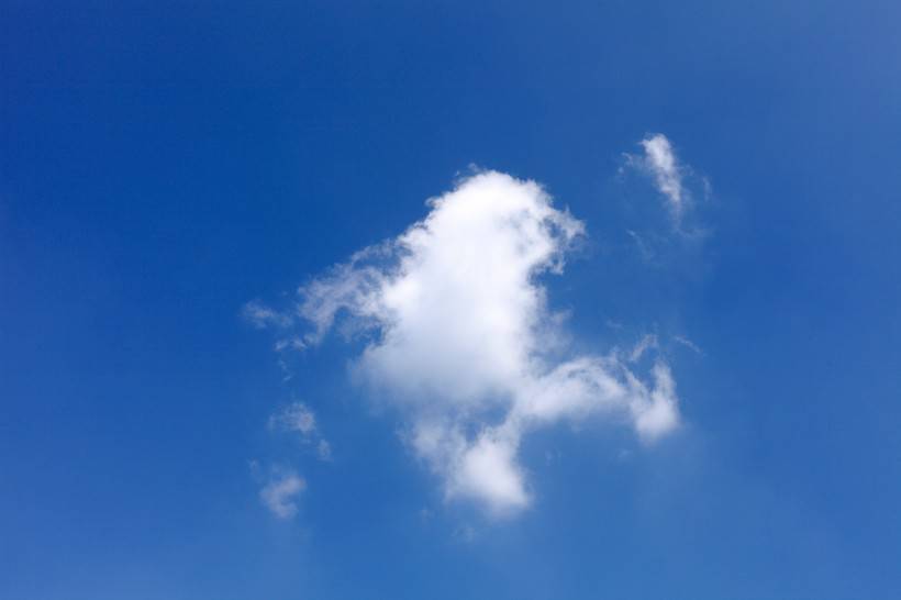 蓝天白云风景壁纸湛蓝优美