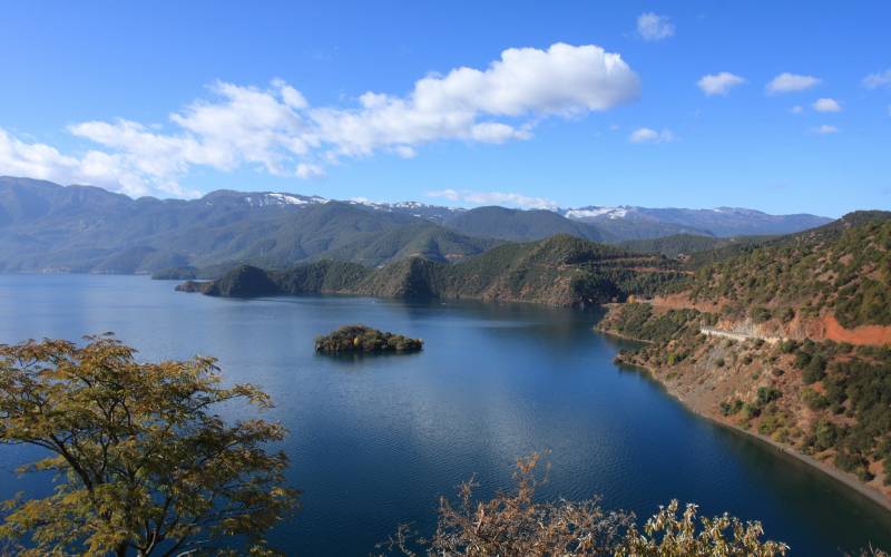 泸沽湖山水风景图片精选壁纸