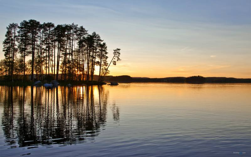 瑞典四季美丽自然风光图片