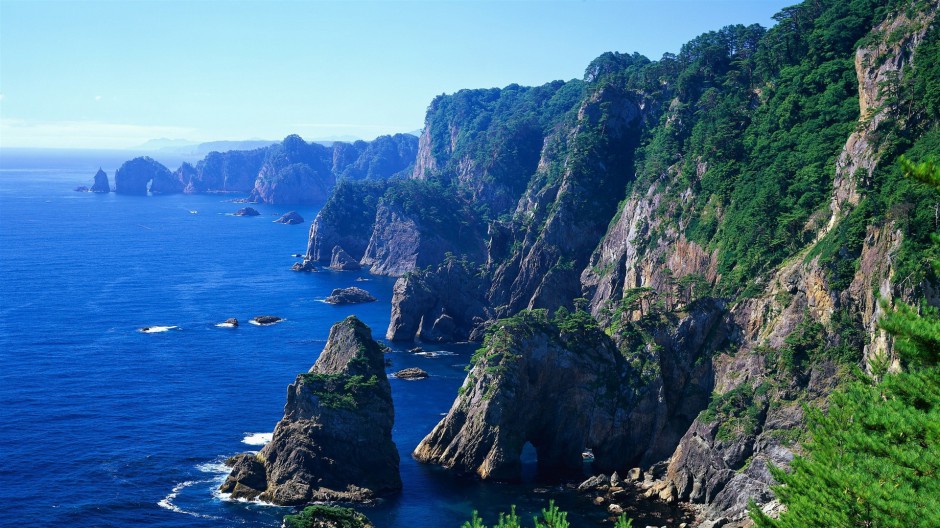 绿色山川风景图片壁纸