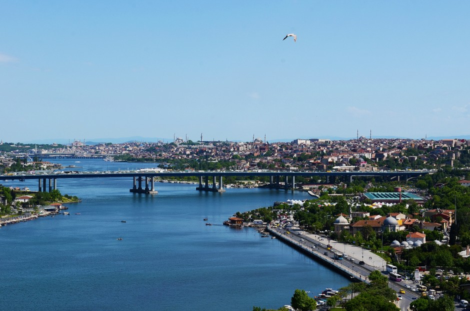 土耳其沿海城市风景图片