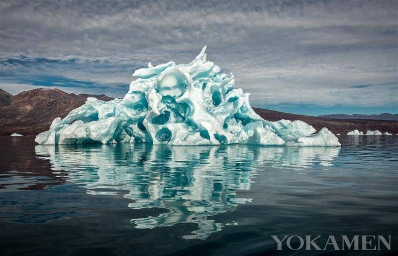 格陵兰岛巨型冰山高清图片