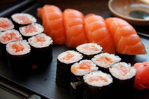 日本海鲜寿司图片美味诱人