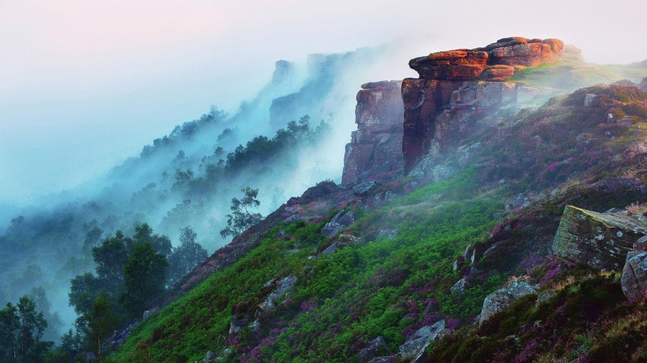 秀丽山川大峡谷风景图片壁纸