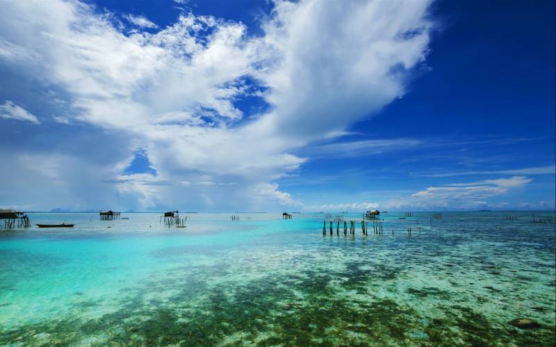 马来西亚海岛梦幻海洋风景美图