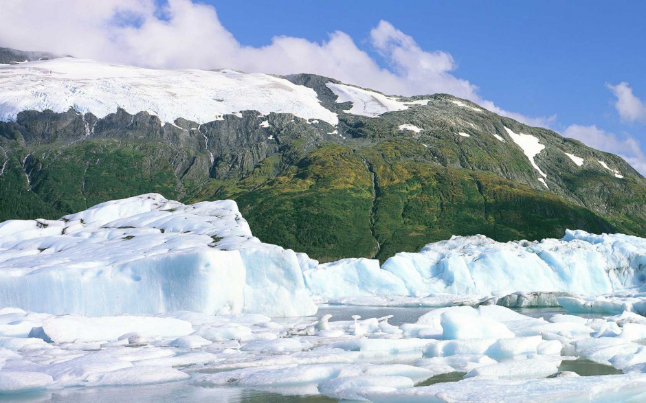 自然冰川雪景图片洁净漂亮