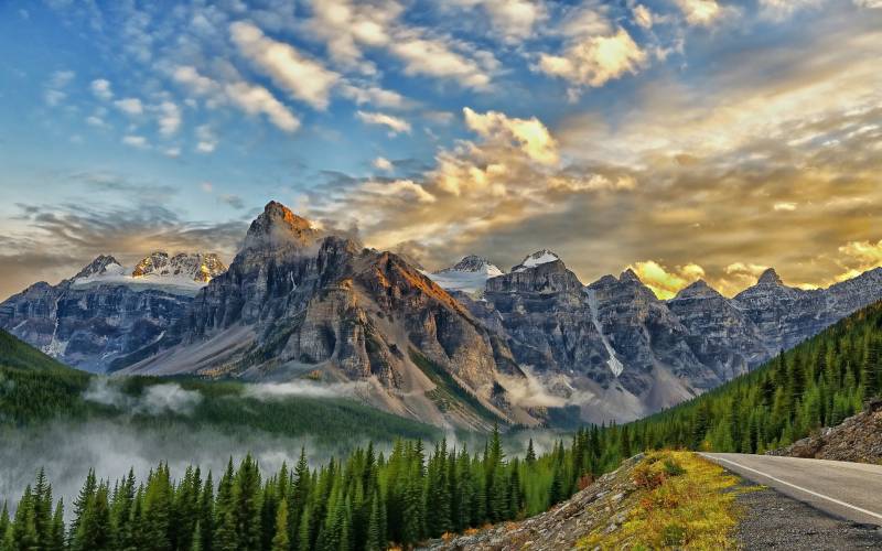 加拿大班夫公园旅游风景壁纸