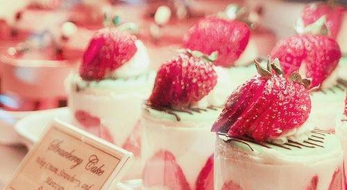美味的草莓小甜心图片