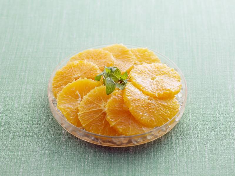 西瓜鲜橙唯美水果美食图片