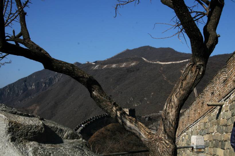 风景秀丽慕田峪长城高清图片