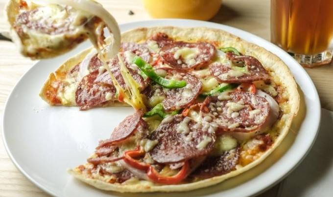 吃货的甜点披萨下午茶图片