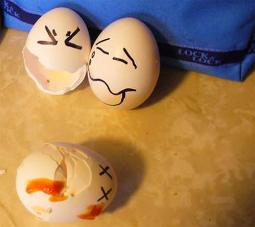 开心快乐的鸡蛋图片