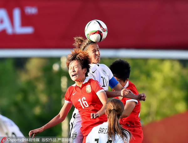 中国女足对美国0-1不敌 无缘4强(2)