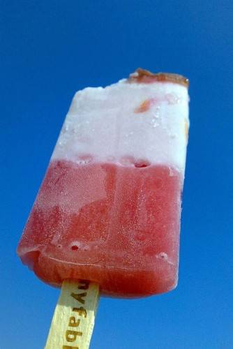 味道甜美的草莓冰淇淋