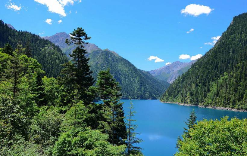 四川九寨沟长海高清风景图片