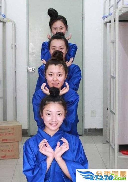 每日爆笑 道姑集体靓照