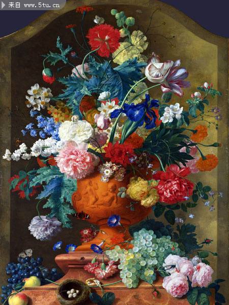 花卉水果油画室内装饰图片