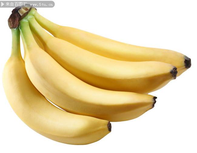 黄澄澄的香蕉图片
