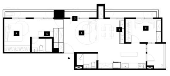 清新简约两居室装修风格展示