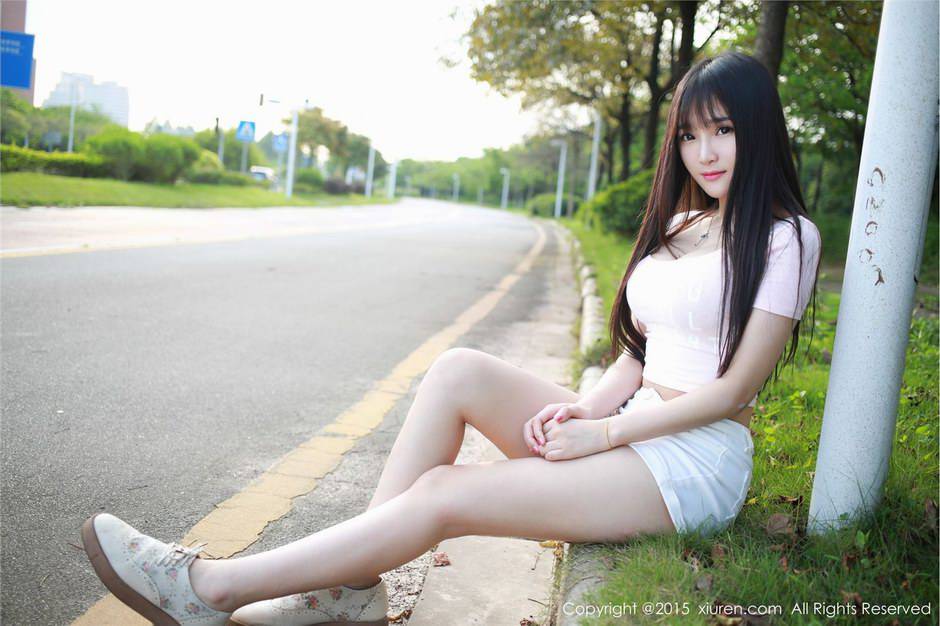 秀人网清纯少女夏瑶baby唯美户外写真
