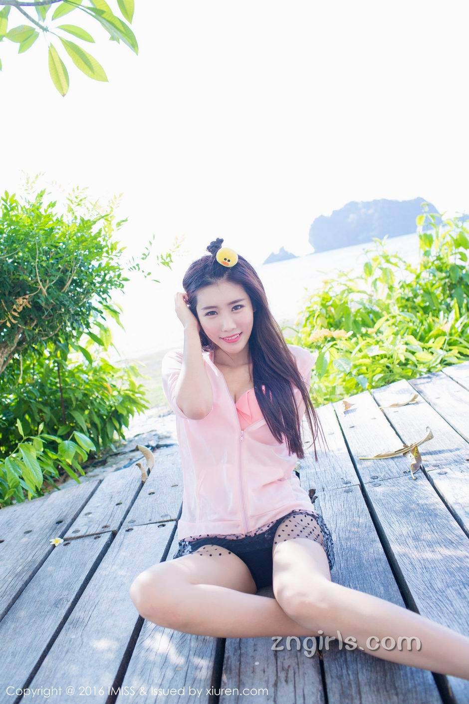 秀人模特程小烦清新性感兰卡威岛旅拍