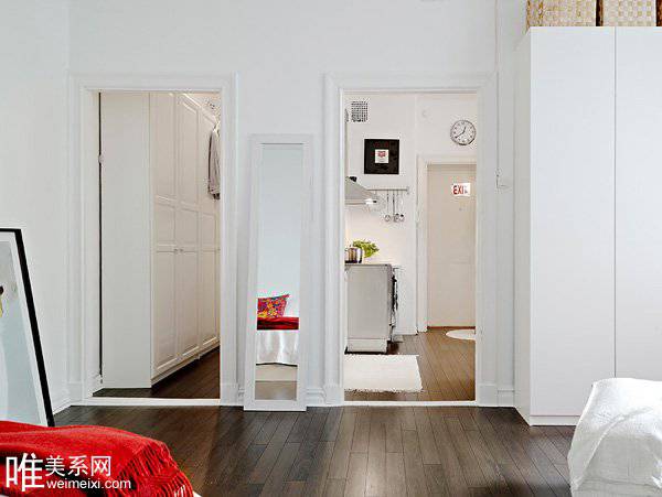 40平方米现代简约风格一居室装修效果图