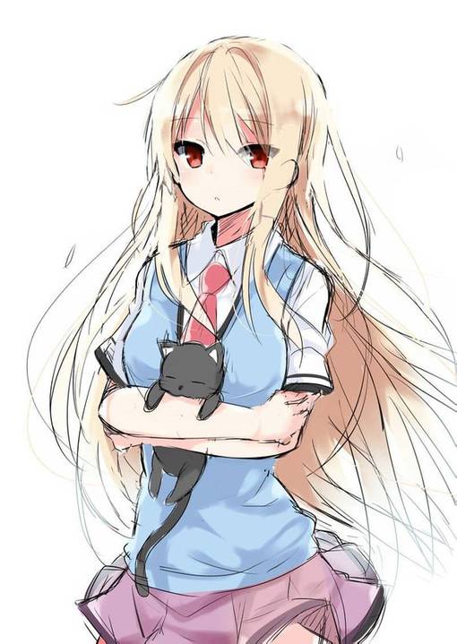 动漫少女背景图片可爱精致