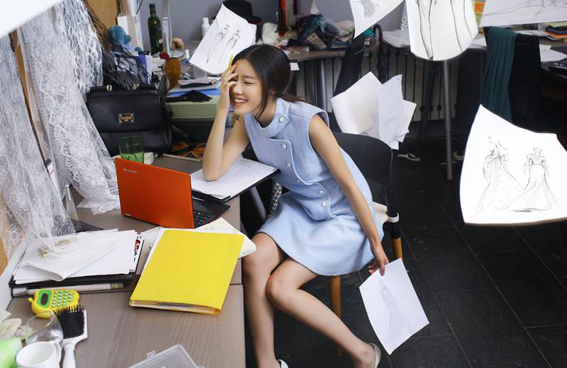 马昕墨变身追逐梦想ol 利落干净美好