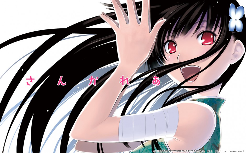 动漫长发美女泳装图片