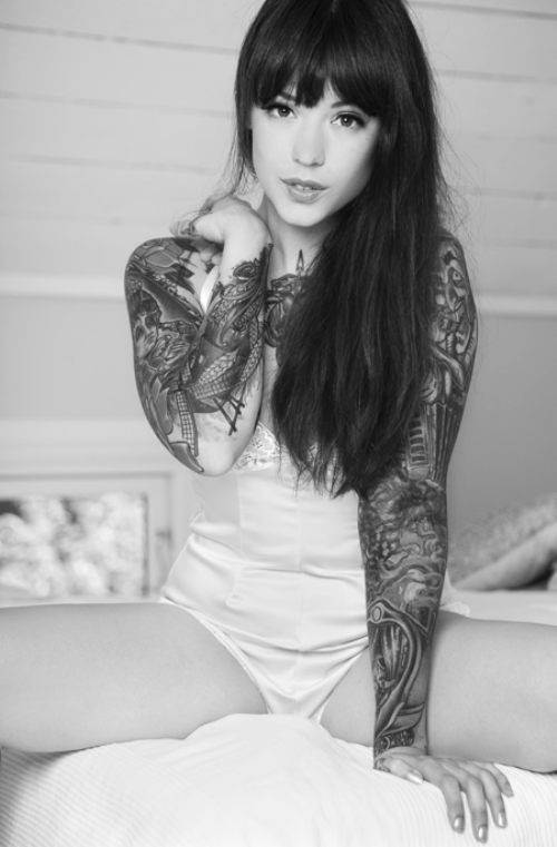 2016欧美性感女郎最流行花臂刺青纹身欣赏