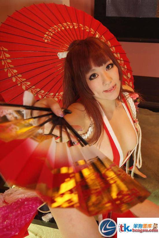 日本少女Cosplay最经典的不知火舞组图