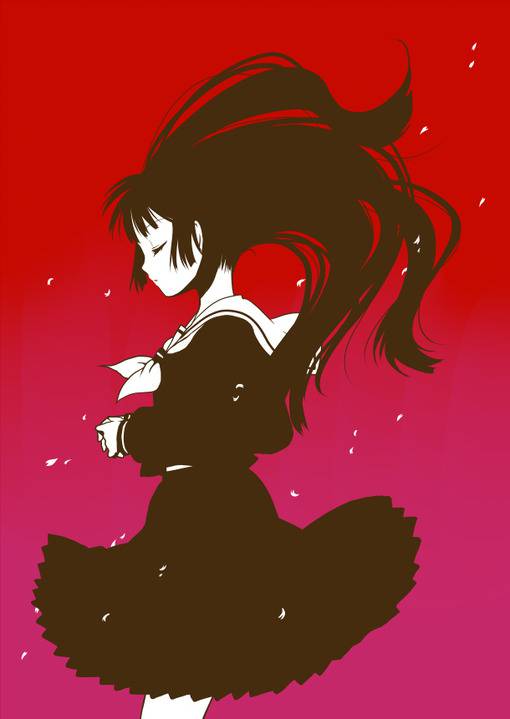 动漫少女的游戏动画图片