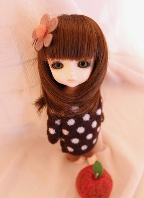 精美创意的呆萌芭比娃娃图片