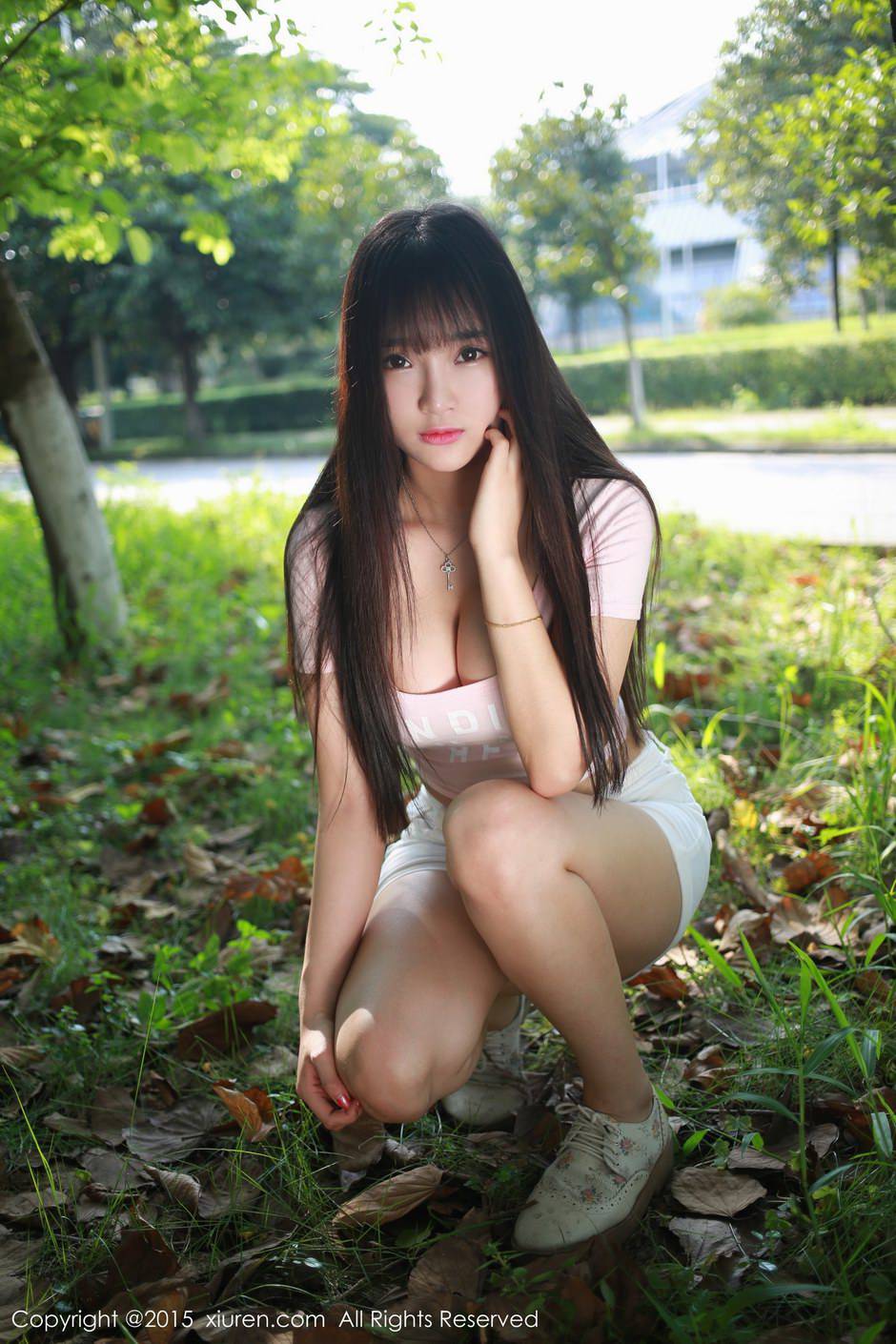 秀人网清纯少女夏瑶baby唯美户外写真